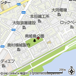 大阪府大阪市西淀川区姫島3丁目周辺の地図