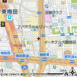 日本酒ビストロ 蔵バル 梅田店周辺の地図