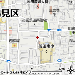 大阪府大阪市鶴見区諸口1丁目周辺の地図