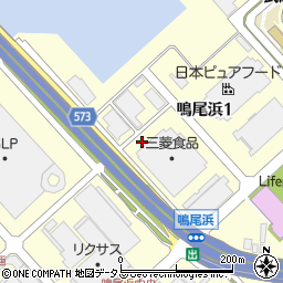 芦屋鳴尾浜線周辺の地図