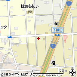 静岡県浜松市中央区下飯田町571周辺の地図
