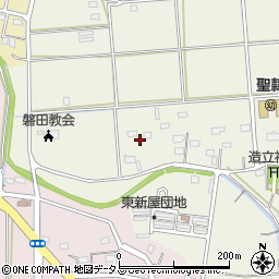 静岡県磐田市東新屋107周辺の地図