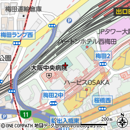 AMC西梅田クリニック周辺の地図
