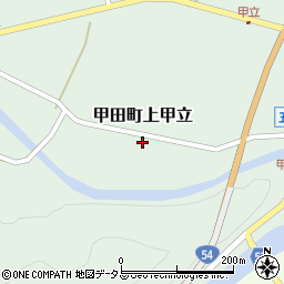 広島県安芸高田市甲田町上甲立720周辺の地図