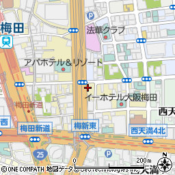 ジャンボ酒場　曽根崎店周辺の地図