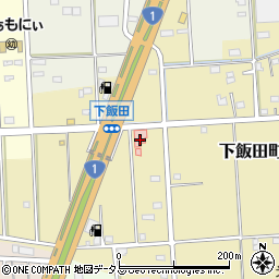 静岡県浜松市中央区下飯田町390周辺の地図