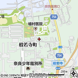 奈良県奈良市般若寺町周辺の地図