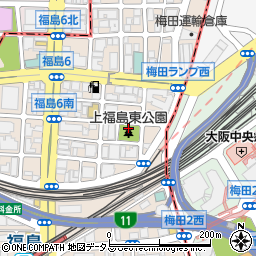 上福島東公園周辺の地図