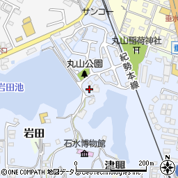 石水博物館周辺の地図