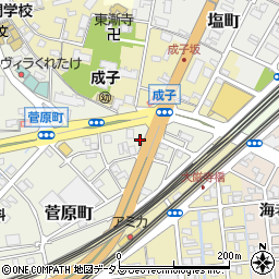 クレフラスト新浜松駅西駐車場周辺の地図