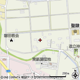 静岡県磐田市東新屋118周辺の地図