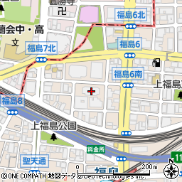 マックスバリュエクスプレス西梅田店周辺の地図