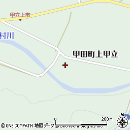 広島県安芸高田市甲田町上甲立743-3周辺の地図