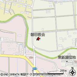 静岡県磐田市東新屋67周辺の地図