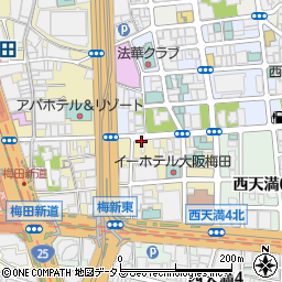 焼肉 タンとハラミ 梅田ハナレ店周辺の地図