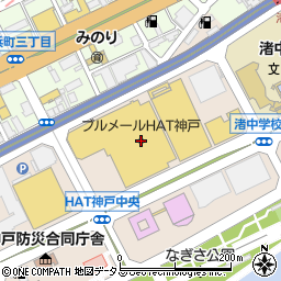ブルメールＨＡＴ神戸周辺の地図