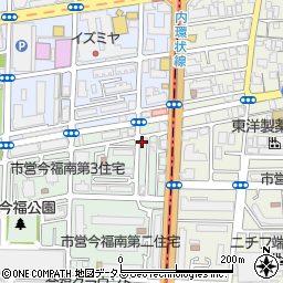 大阪府営今福南住宅周辺の地図