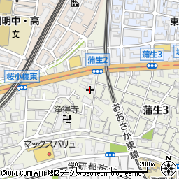 ライオンズ京橋周辺の地図