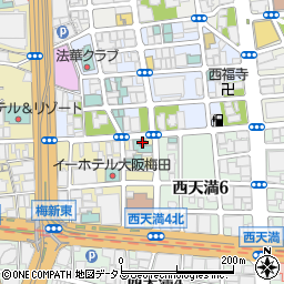 Ｒ＆Ｂホテル梅田東周辺の地図
