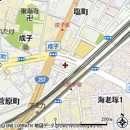 静岡県浜松市中央区菅原町1周辺の地図