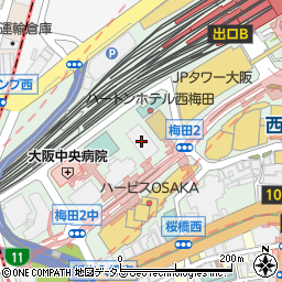 大和ハウス工業株式会社　総務部周辺の地図