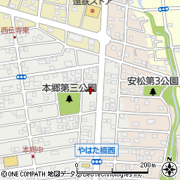 静岡県浜松市中央区本郷町1316周辺の地図