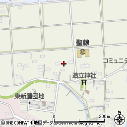 静岡県磐田市東新屋266-1周辺の地図