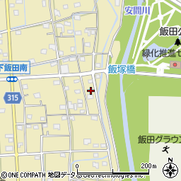 静岡県浜松市中央区下飯田町201周辺の地図