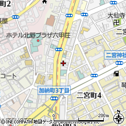 フラワーパーキング神戸周辺の地図