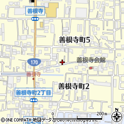 大阪府東大阪市善根寺町5丁目1-31周辺の地図