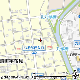 静岡県浜松市中央区雄踏町宇布見4015周辺の地図