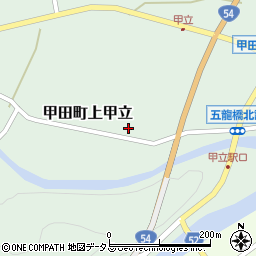 広島県安芸高田市甲田町上甲立701周辺の地図