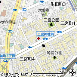 神戸クアハウス周辺の地図