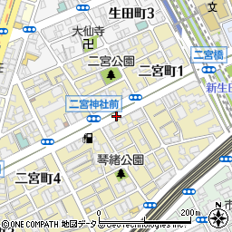 中田本店周辺の地図