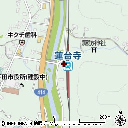 蓮台寺駅周辺の地図