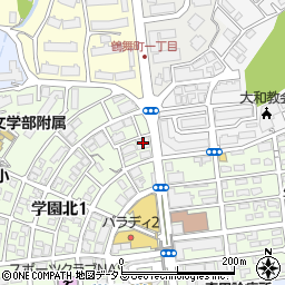 Ａｇｕｈａｉｒ　奈良学園前周辺の地図