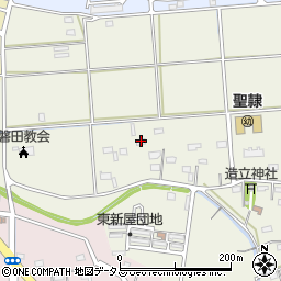 静岡県磐田市東新屋117周辺の地図