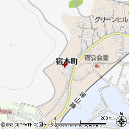岡山県岡山市北区宿本町3周辺の地図