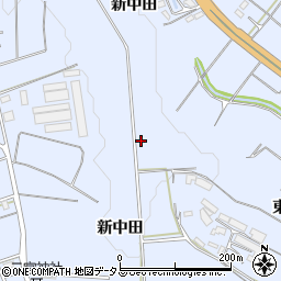 愛知県豊橋市東細谷町新中田周辺の地図