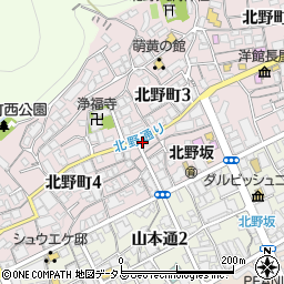 生田警察署北野交番周辺の地図