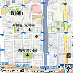 堀川戎神社周辺の地図