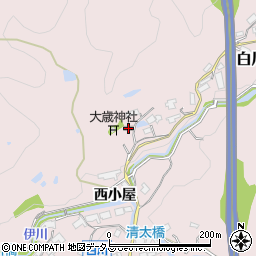 白川公民館周辺の地図