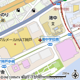 レクサスＨＡＴ神戸周辺の地図