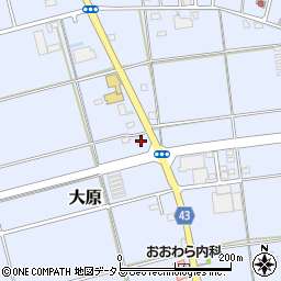 静岡県磐田市大原772周辺の地図