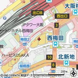 ＨＥＲＢＩＳ　ＰＬＡＺＡ　ＥＮＴ周辺の地図