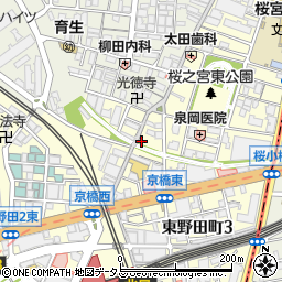 千鳥屋京橋店周辺の地図
