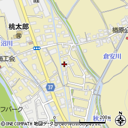 岡山県岡山市東区楢原290-1周辺の地図