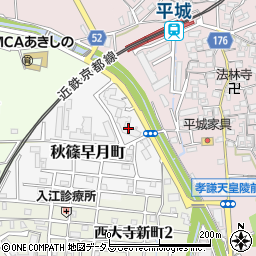 秋篠サン・パレス２号棟周辺の地図