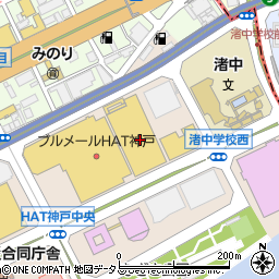 ケーズデンキＨＡＴ神戸店周辺の地図