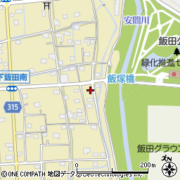 静岡県浜松市中央区下飯田町193周辺の地図